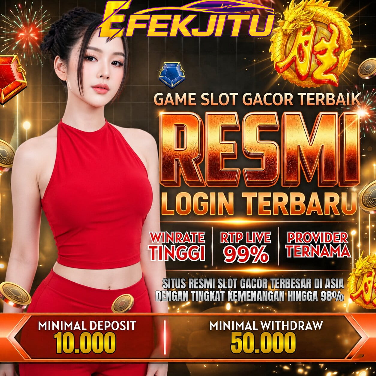 EFEKJITU 🔥 Pusat Slot Gacor Terbesar di Asia Slot777 & Slot Anti Badai